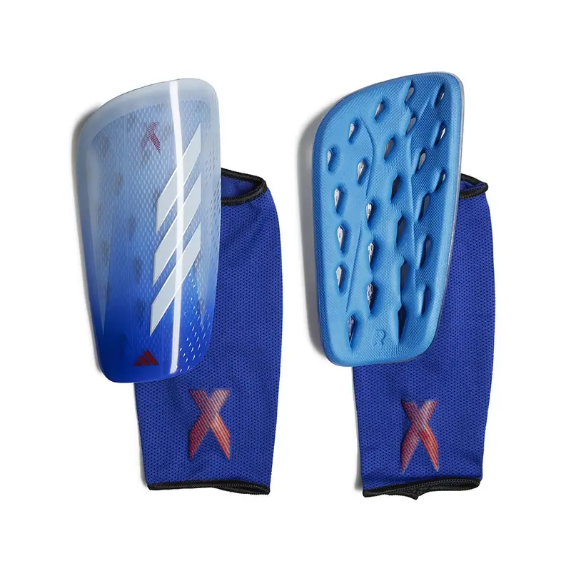 Parastinchi Calcio Senza Cav Lge Azzurro Bianco Uomo M