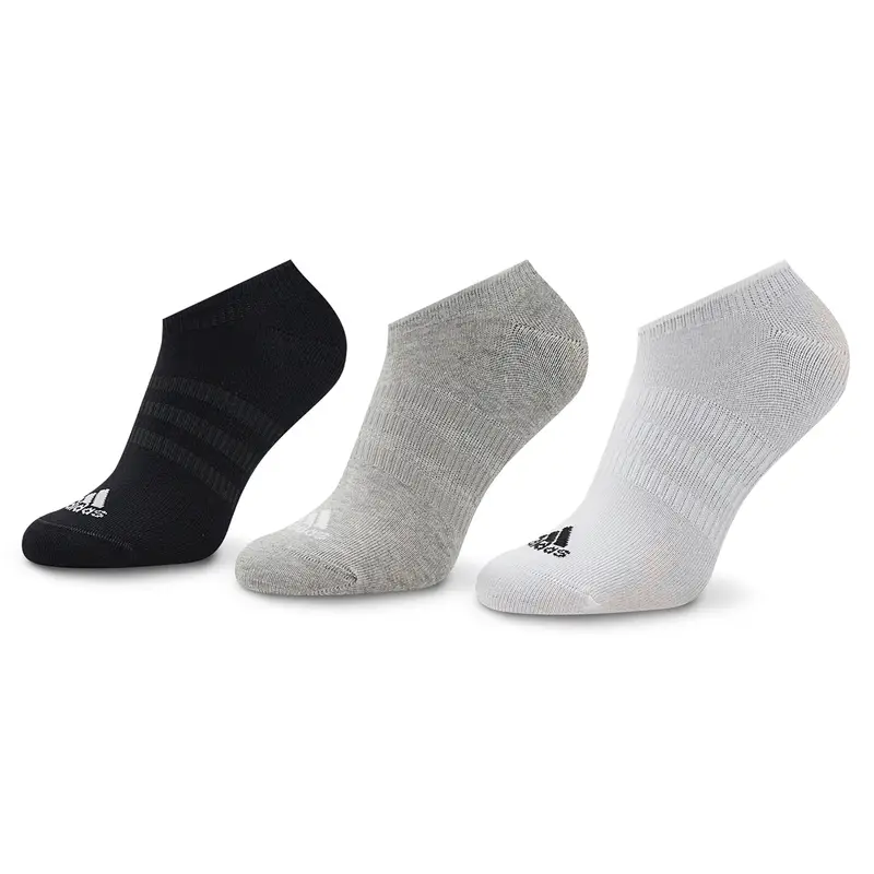Pedulini adidas Thin and Light No-Show Socks 3 Pairs IC1328 Grigio