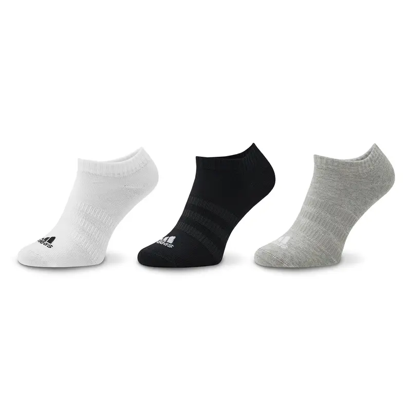 Pedulini adidas Thin and Light Sportswear Low-Cut Socks 3 Pairs IC1337 Grigio