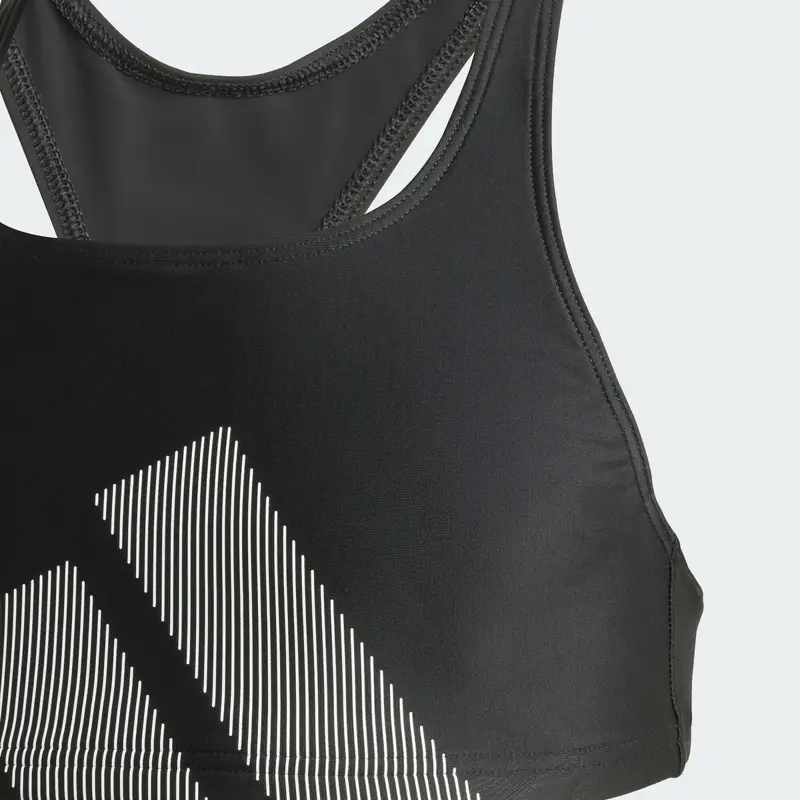 Abbigliamento da mare sportivo Big Logo C-back Bikini Set nero / bianco miniatura 3