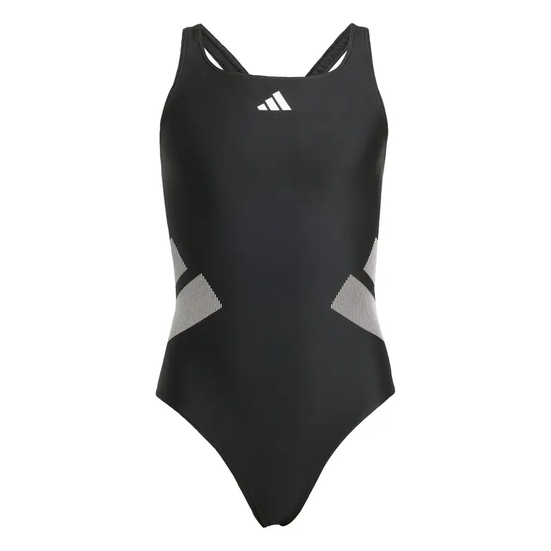 ADIDAS PERFORMANCE Abbigliamento da mare sportivo grigio / nero / bianco
