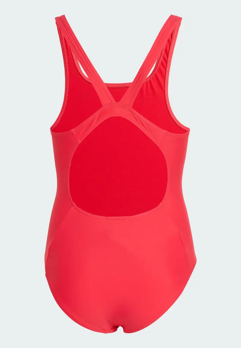 Abbigliamento da mare sportivo V-back Swimsuit rosso acceso / bianco miniatura 2