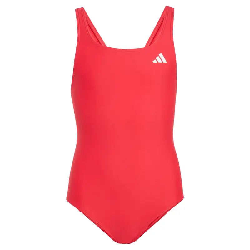 Abbigliamento da mare sportivo V-back Swimsuit rosso acceso / bianco