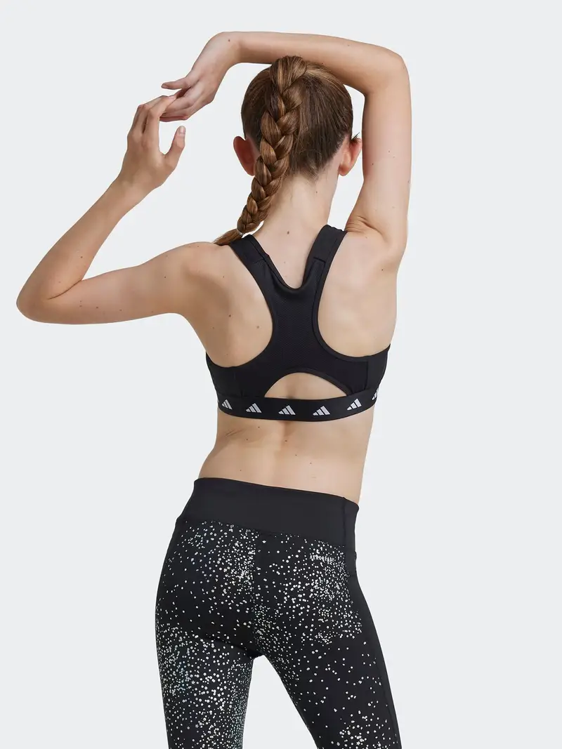 Adidas Performance Biancheria intima sportiva nero e bianco miniatura 3