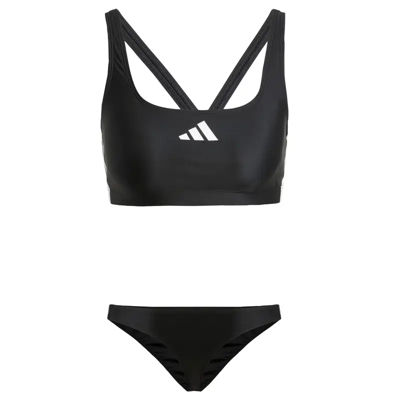Adidas Performance Bikini sportivo V-Back nero e bianco