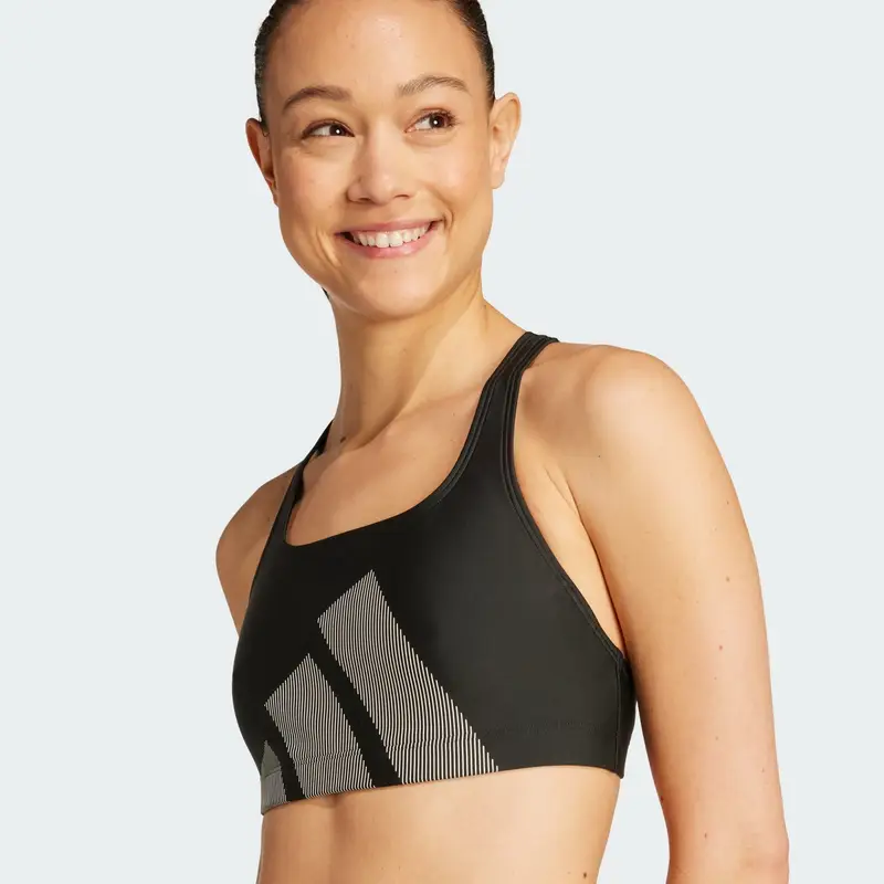 ADIDAS PERFORMANCE Bikini sportivo 'Big Bars' nero / bianco miniatura 3