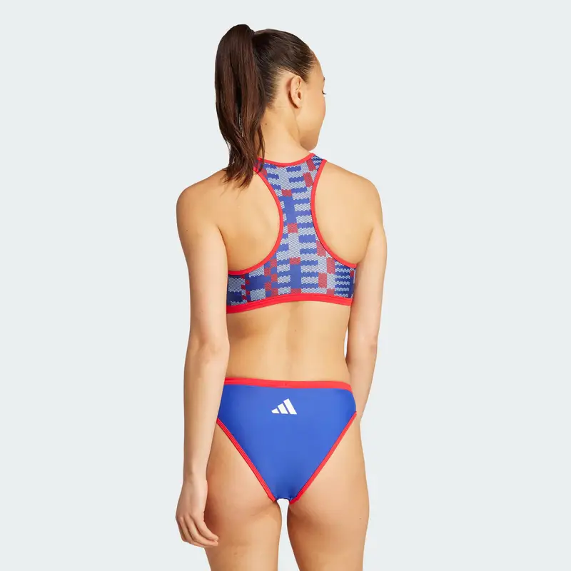 Bikini sportivo 'Tom Daley' blu / blu chiaro / rosso / bianco miniatura 3