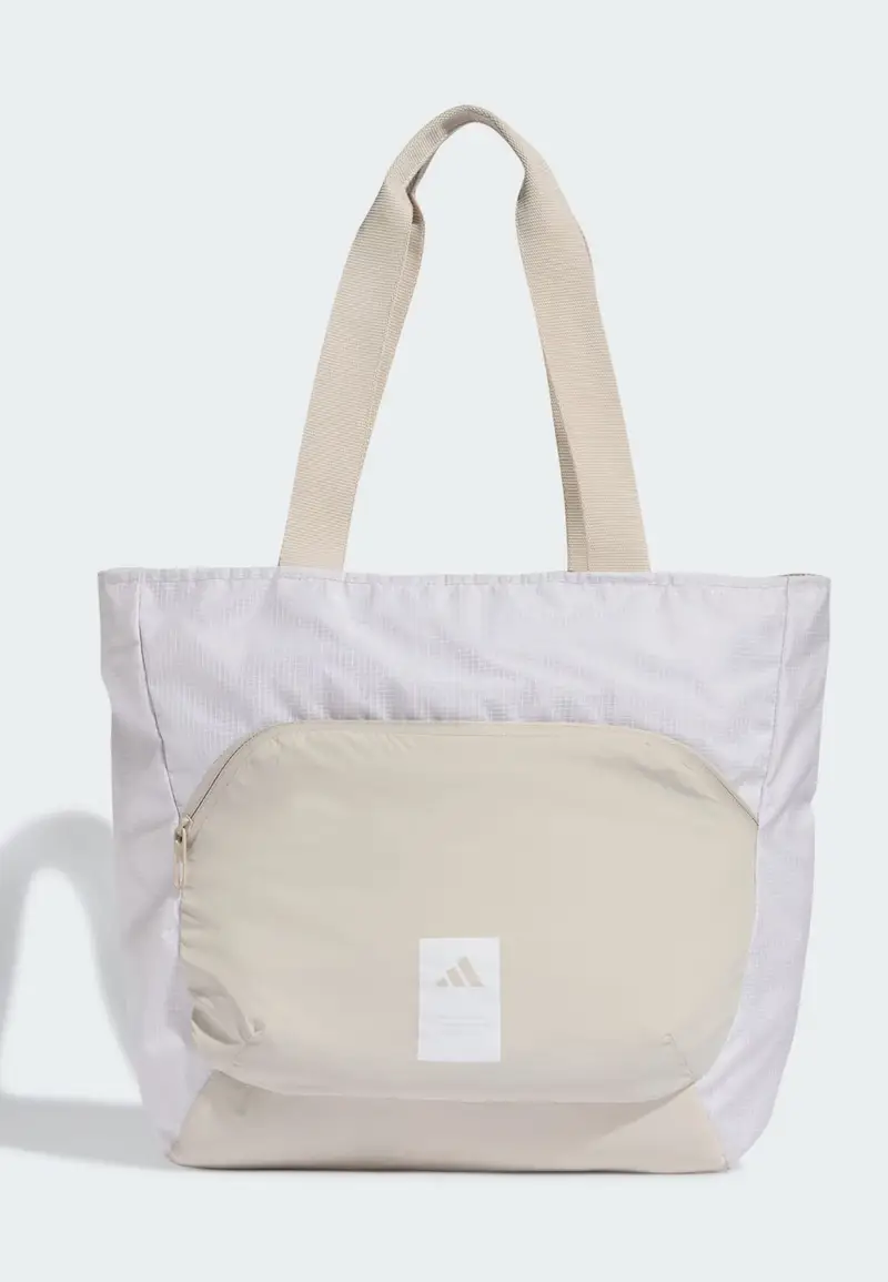Borsa sportiva Classic beige / bianco miniatura 2