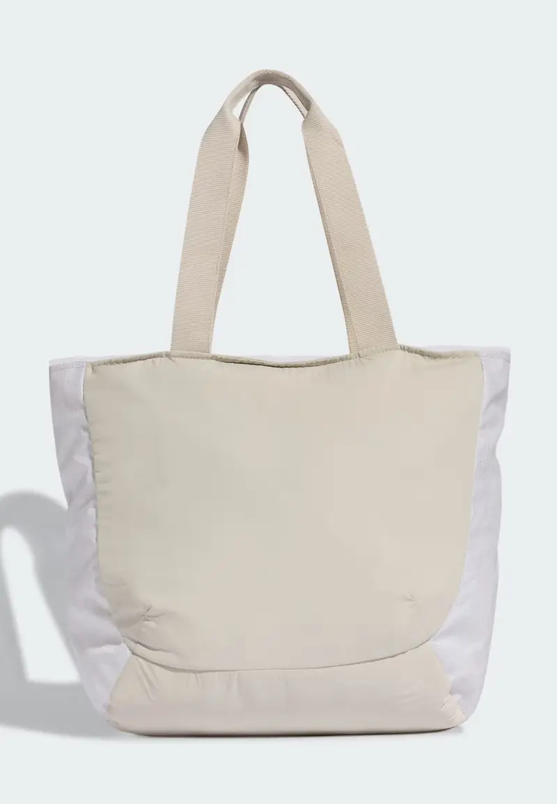 Borsa sportiva Classic beige / bianco miniatura 3
