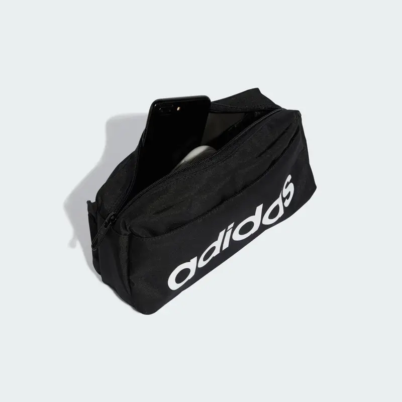 ADIDAS PERFORMANCE Borsa sportiva 'Linear Bum' nero / bianco miniatura 2