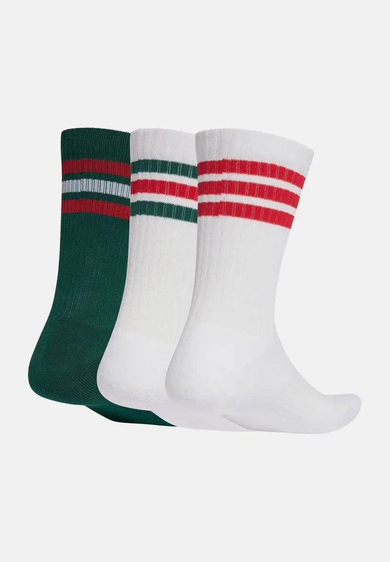 Calzini (3paia) Sportswear bianchi e verdi per uomo e donna miniatura 2