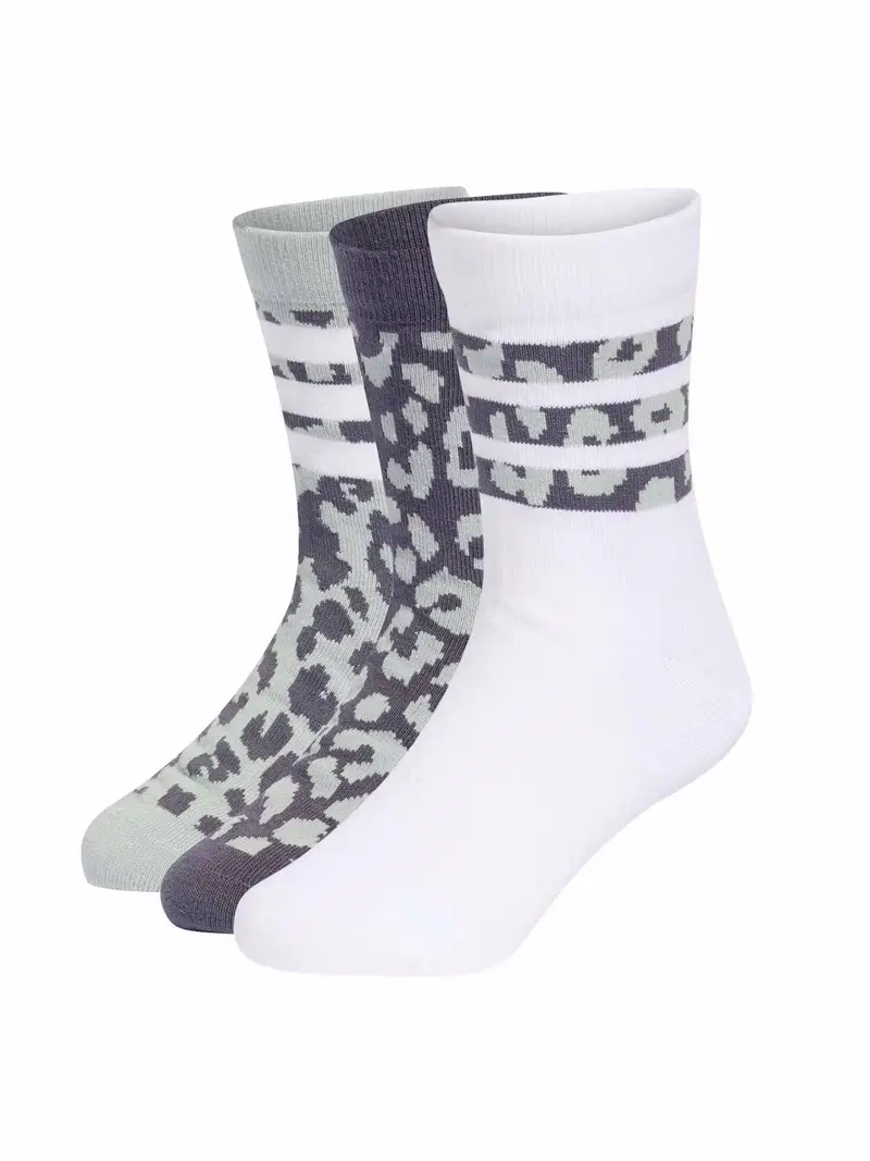 Calzino sportivo antracite / verde pastello / bianco