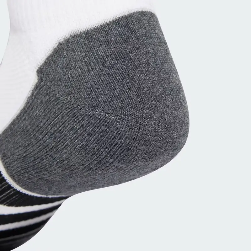 Calzino sportivo grigio scuro / nero / bianco miniatura 3