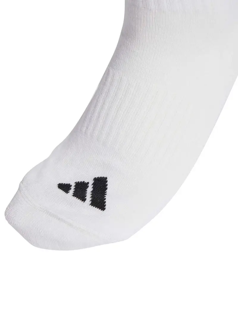 Calzino sportivo nero / bianco miniatura 2