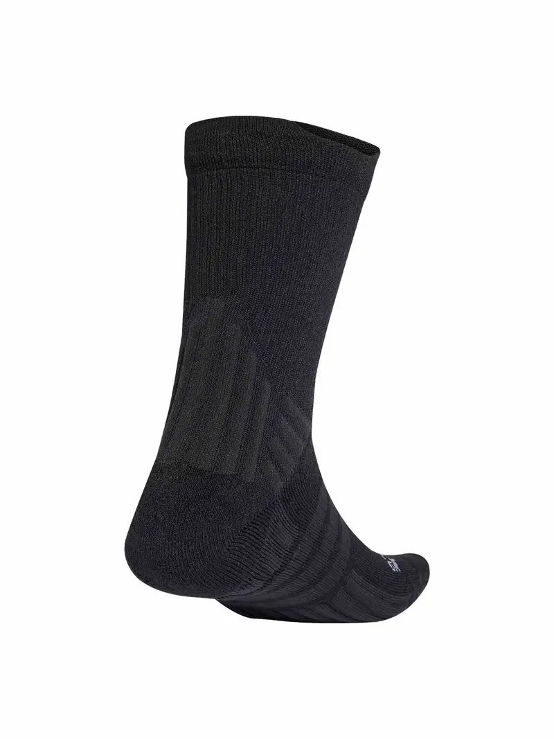 Calzino sportivo nero / bianco miniatura 2