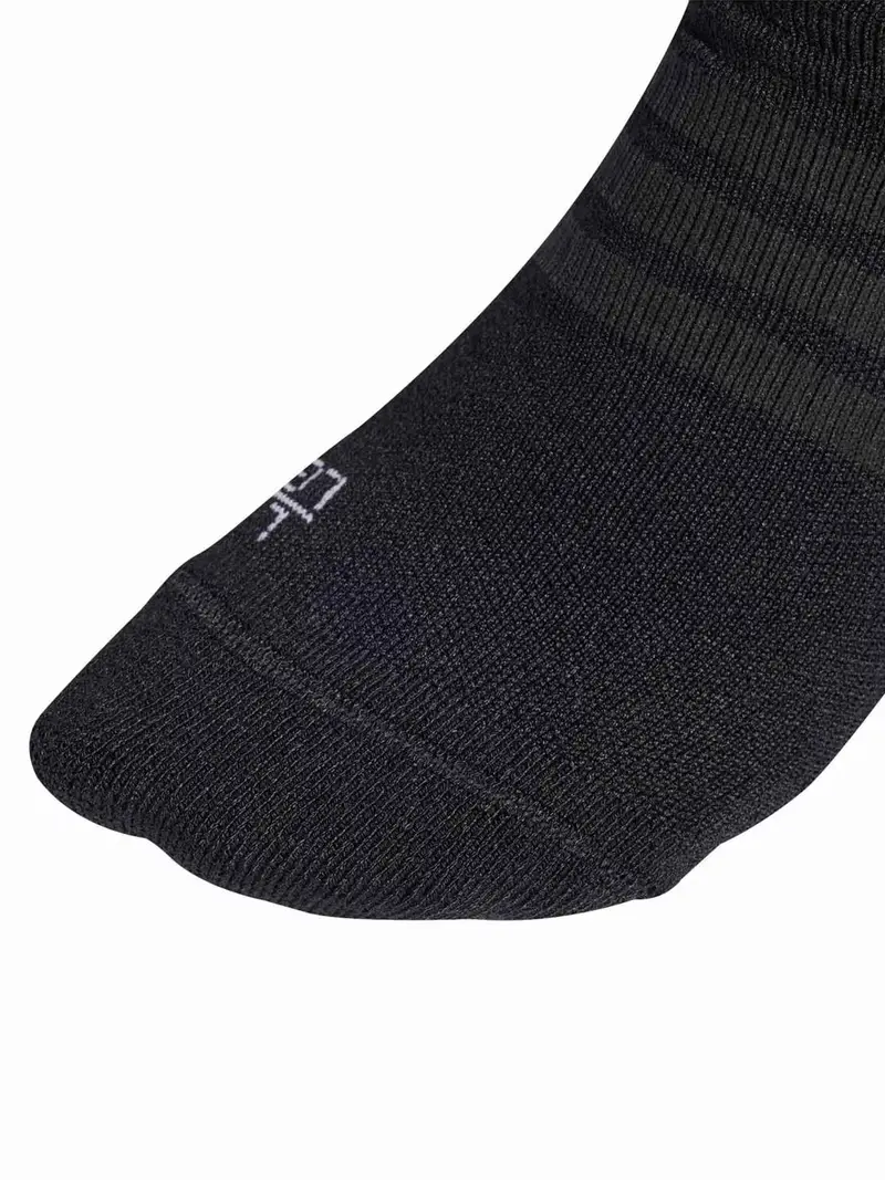 Calzino sportivo nero / bianco miniatura 3