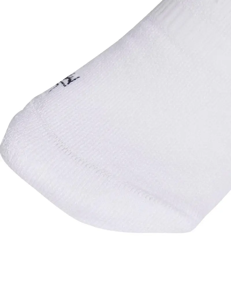 Calzino sportivo nero / bianco miniatura 3