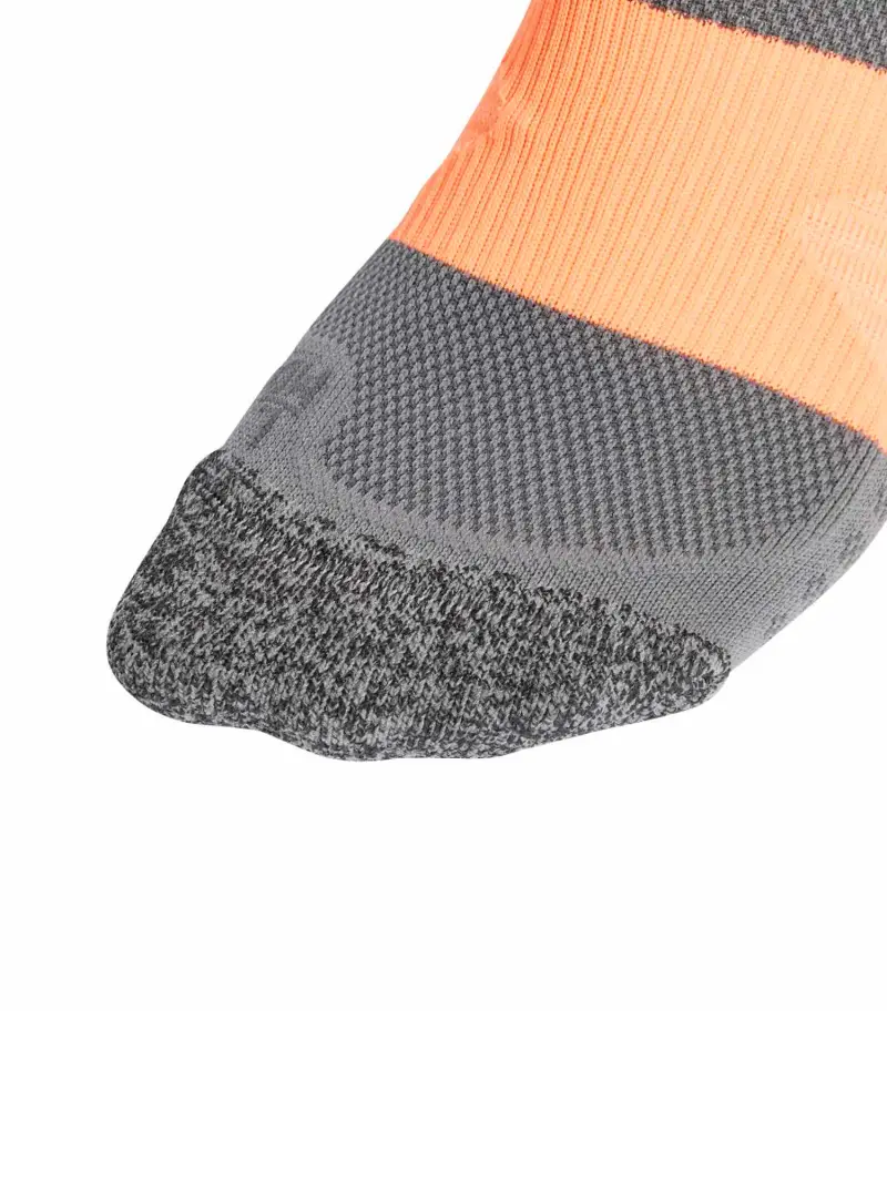 Calzino sportivo RUNxBOOST grigio / grigio scuro / albicocca miniatura 2