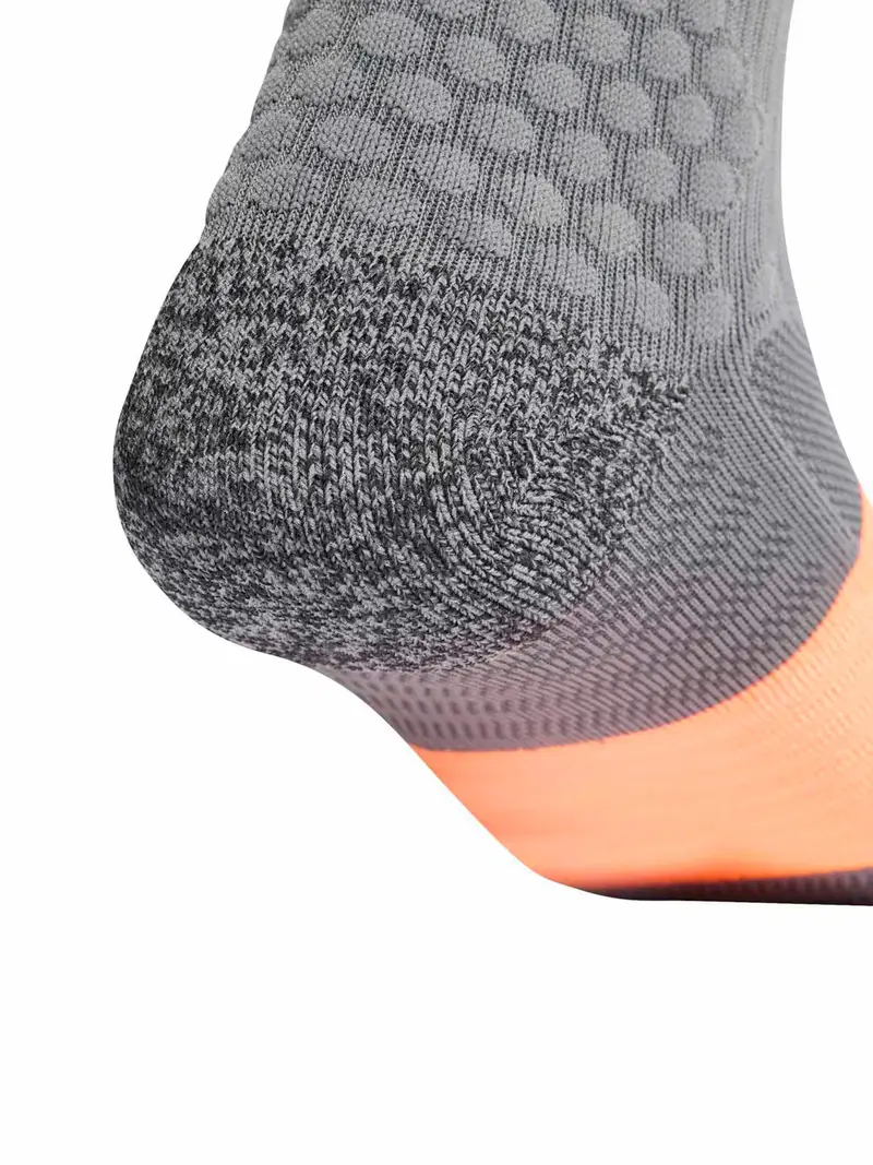 Calzino sportivo RUNxBOOST grigio / grigio scuro / albicocca miniatura 3