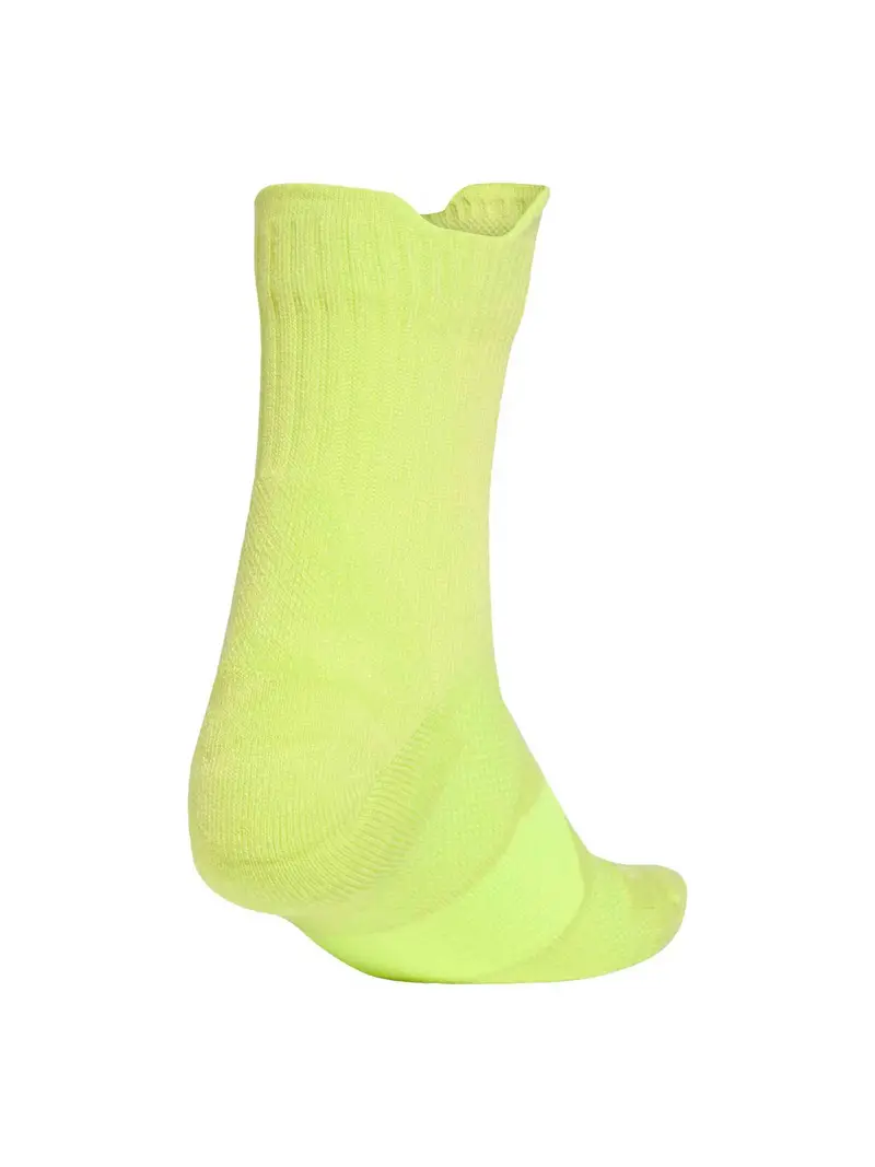 Calzino sportivo RunxCushioned giallo neon miniatura 2