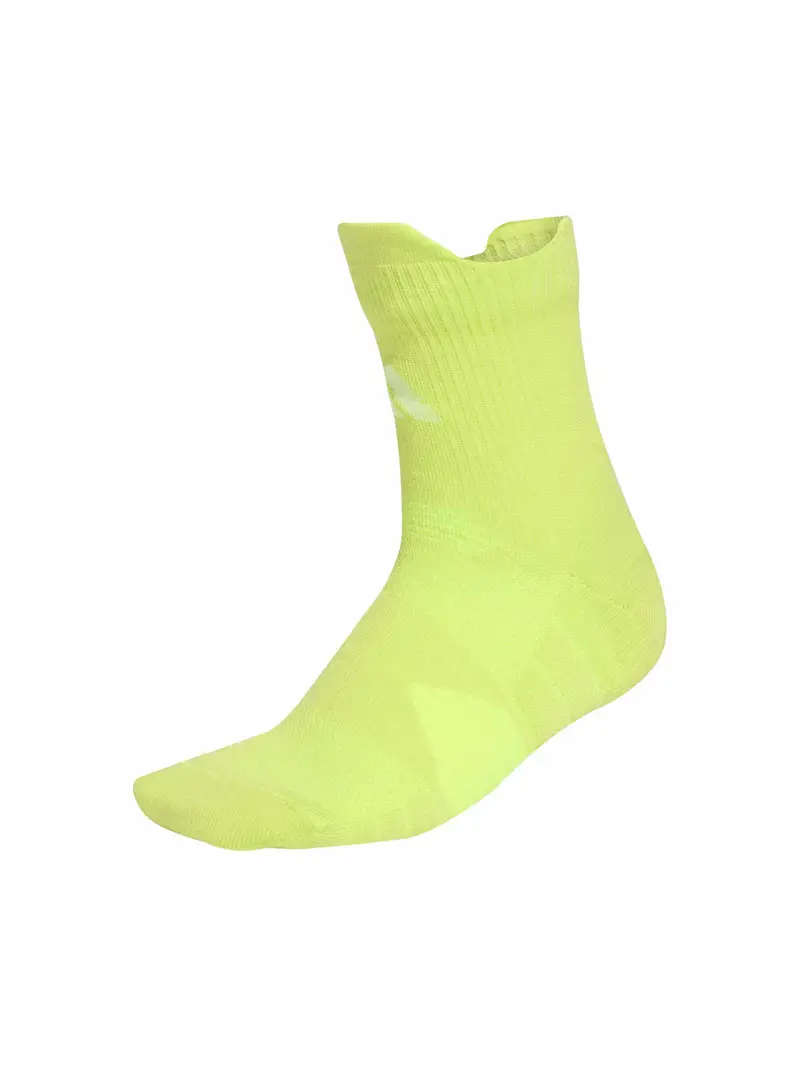 Calzino sportivo RunxCushioned giallo neon