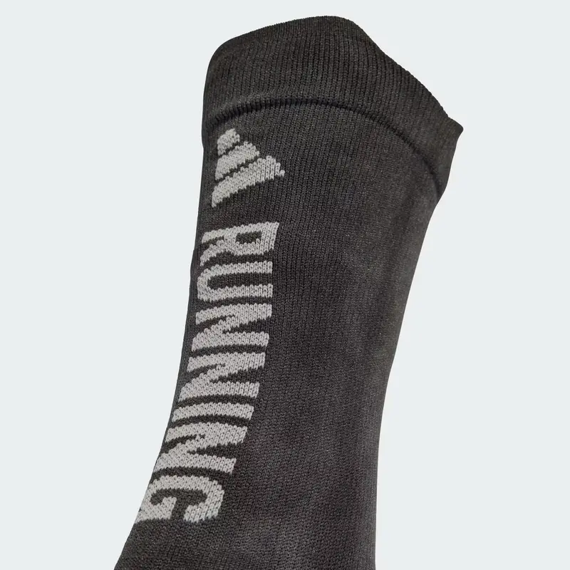 Calzino sportivo RunxGraphic grigio / nero miniatura 3