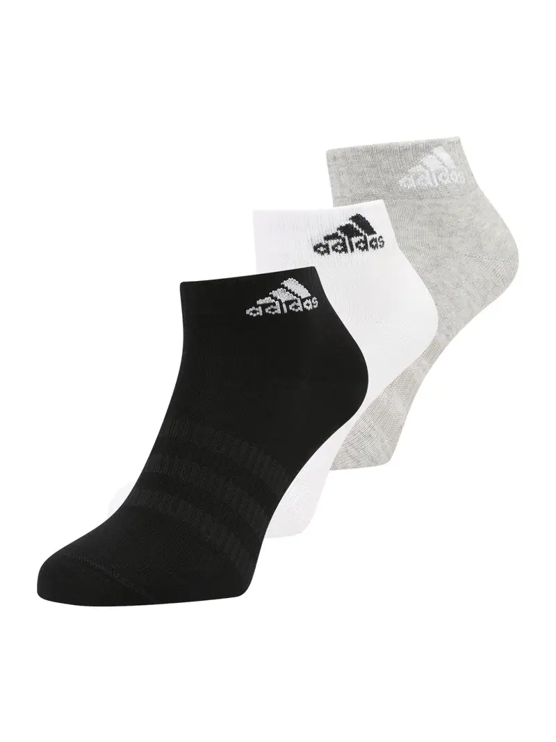 ADIDAS PERFORMANCE Calzino sportivo 'Thin And Light'  grigio sfumato / nero / bianco