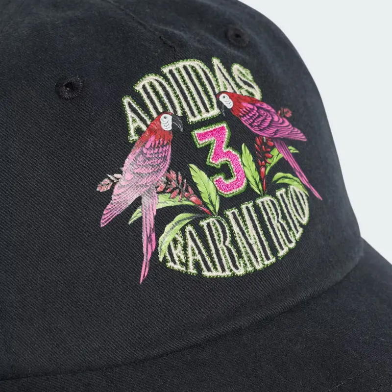 Cappello da baseball sportivo 'Adidas x Farm' verde / lilla / rosso / nero miniatura 3