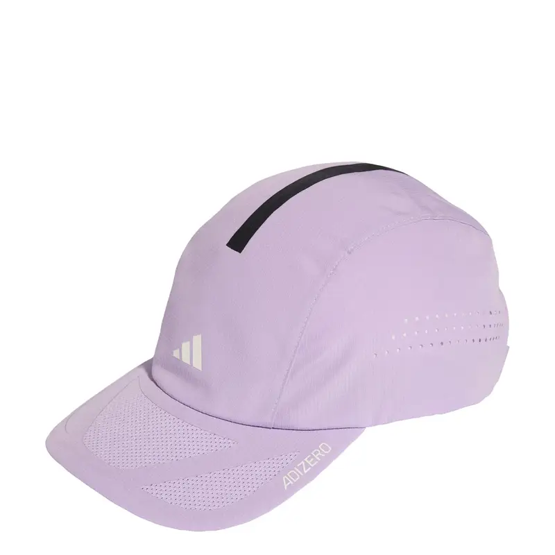 Cappello da baseball sportivo Running x Adizero grigio argento / orchidea / nero