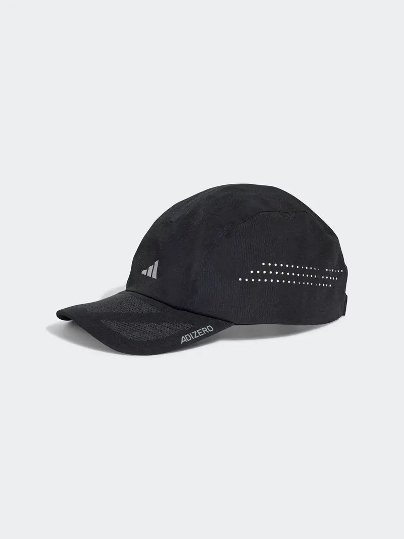 Cappello da baseball sportivo 'Running x Adizero' grigio / nero