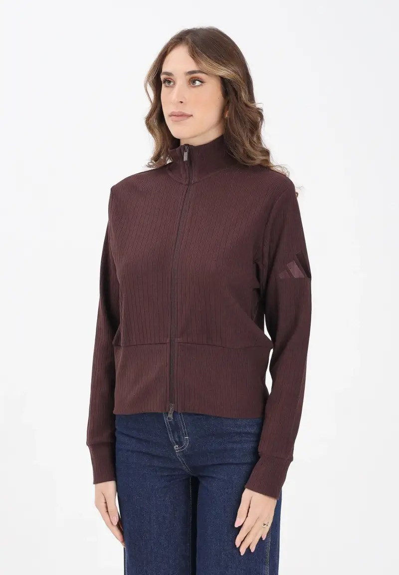 Adidas Performance Cardigan Donna Marrone 3176403