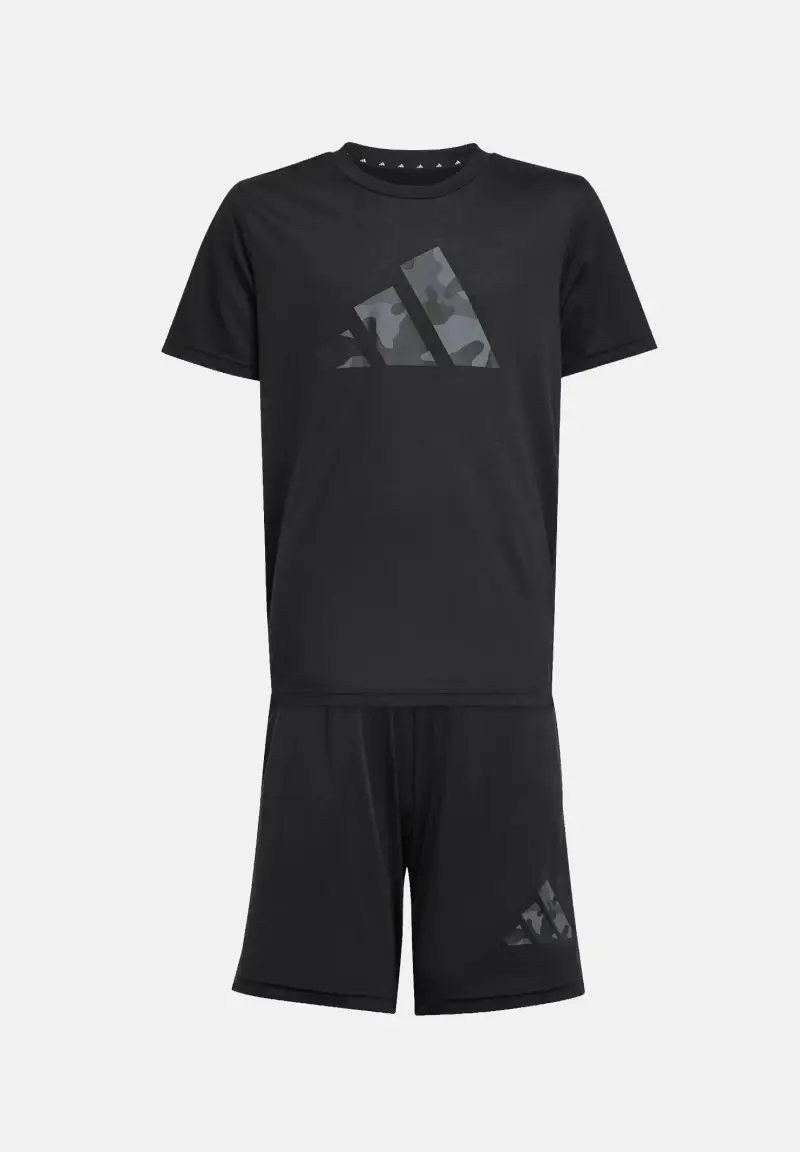 Completino Train Essentials Camo Print nero per bambino e bambina