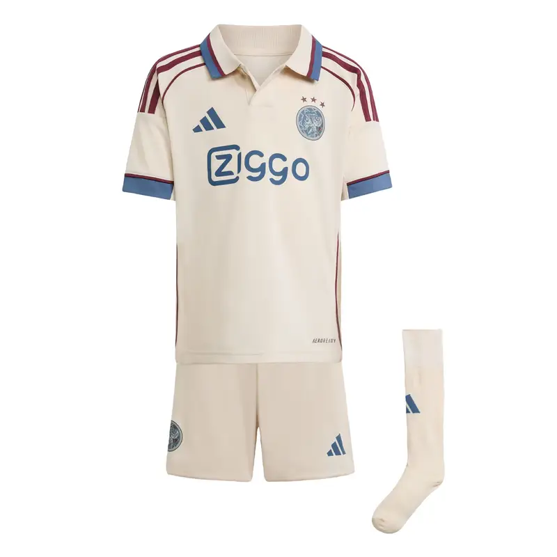 Completo per l'allenamento 'Ajax 25/26' beige / navy / rosso