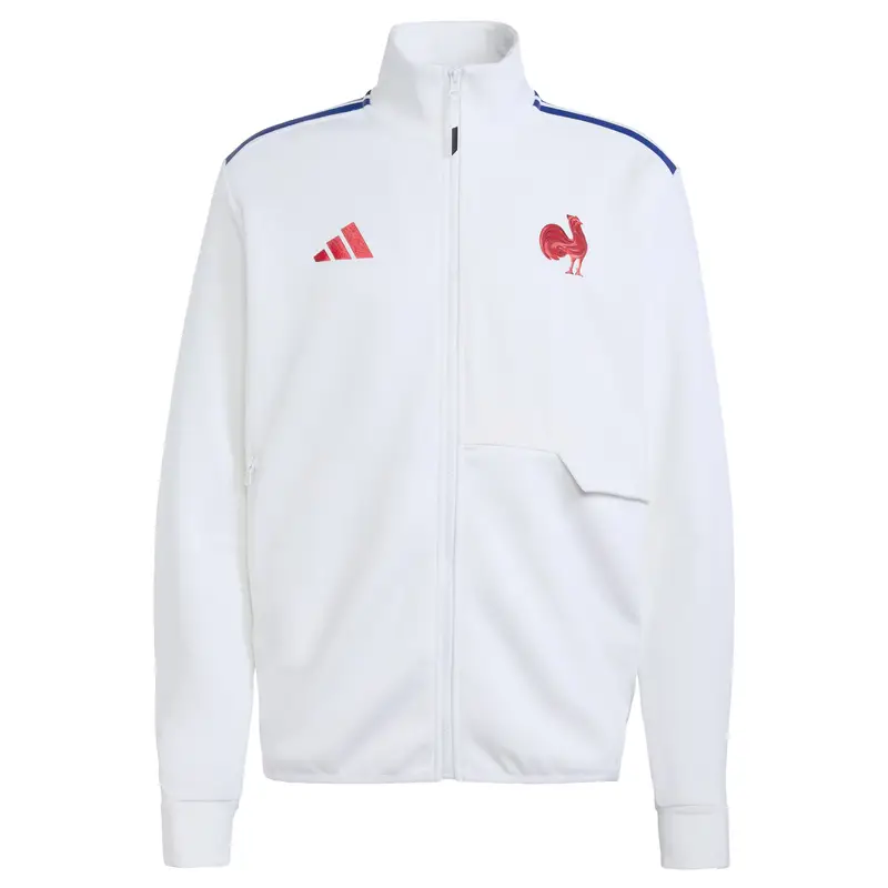 Completo per l'allenamento ' Frankreich Rugby Anthem Jacke ' bianco