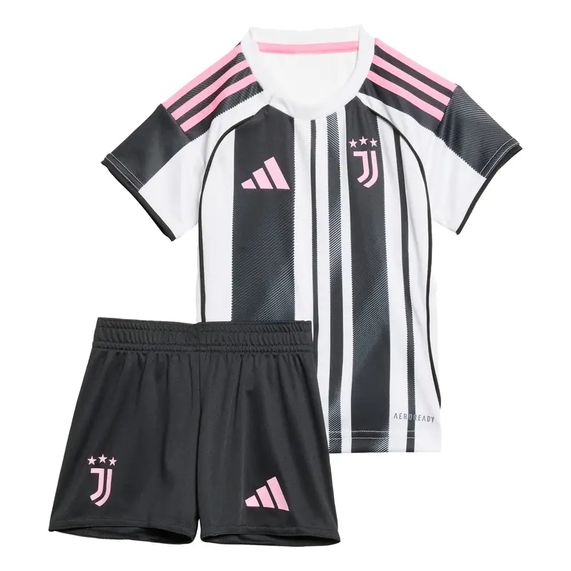 ADIDAS PERFORMANCE Completo per l'allenamento 'Juventus Turin 25/26' rosa chiaro / nero / bianco miniatura 2