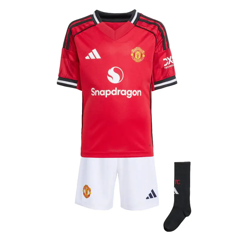Completo per l'allenamento 'Manchester United 25/26 Home Mini Kit' giallo / rosso / nero / bianco
