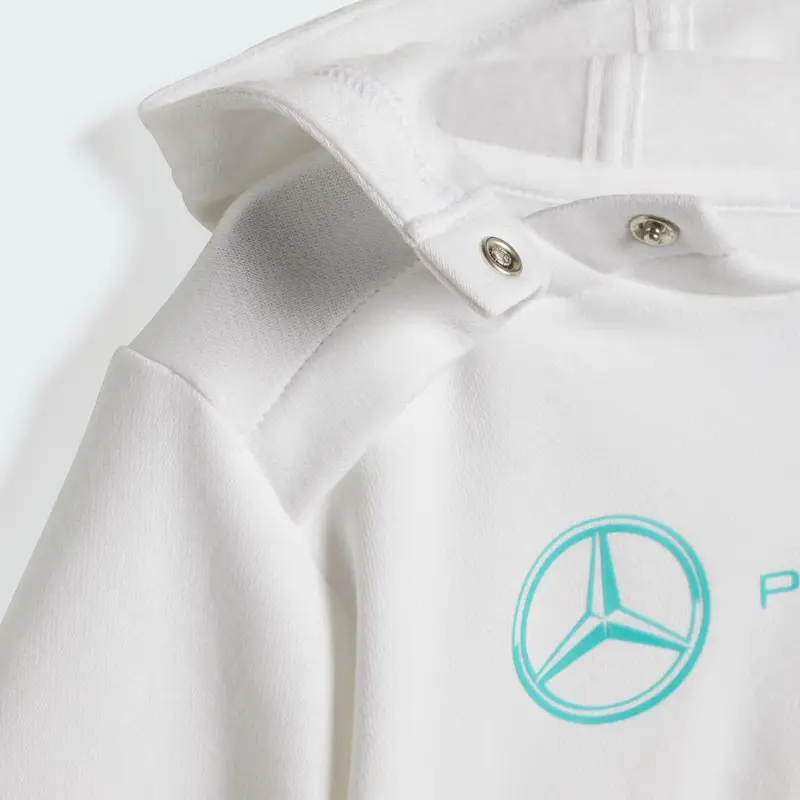 Completo per l allenamento MERCEDES - AMG PETRONAS FORMULA ONE TEAM DNA BABY JOGGER LONG acqua / bianco miniatura 3