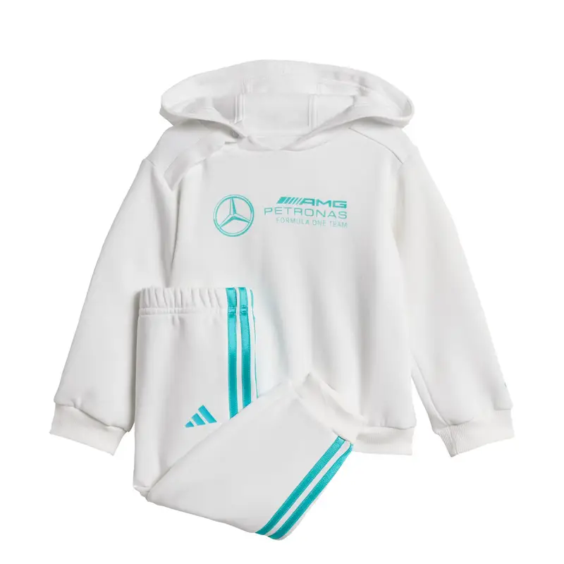 Completo per l allenamento MERCEDES - AMG PETRONAS FORMULA ONE TEAM DNA BABY JOGGER LONG acqua / bianco