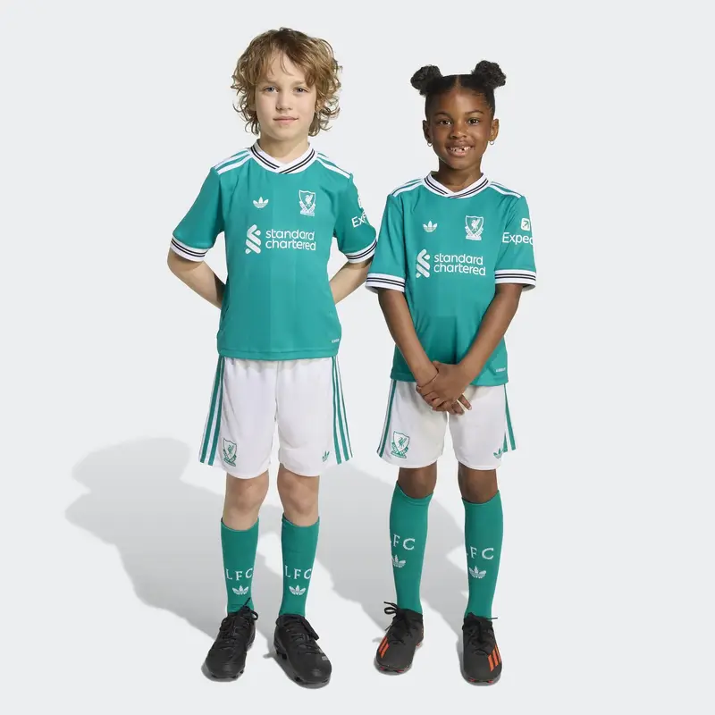 Completo sportivo 'FC Liverpool 25/26''' giada / rosso scuro / bianco naturale miniatura 3