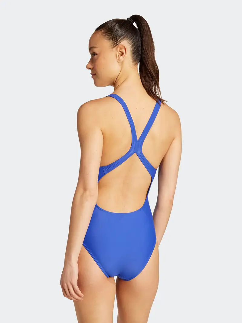 Costume intero sportivo 3-Stripes C-Back blu reale / blu chiaro miniatura 3