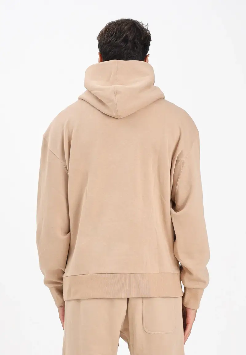 Felpa con cappuccio ALL SZN Fleece beige da uomo miniatura 3