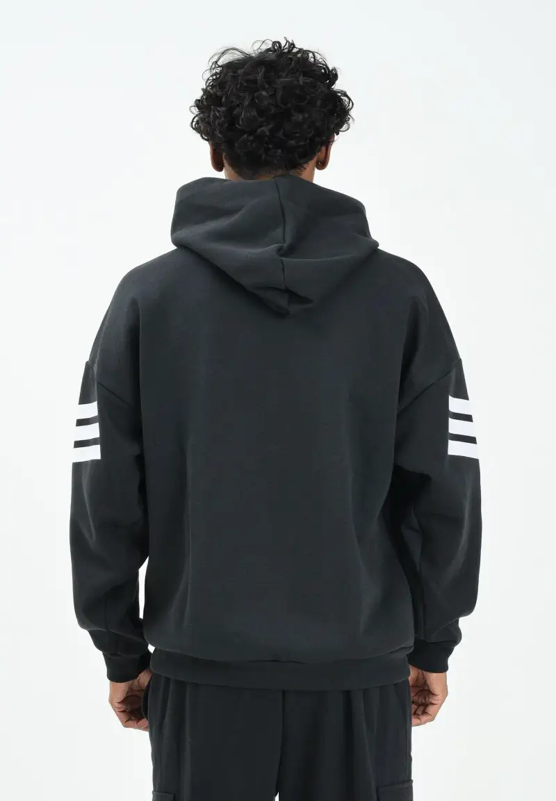 Felpa con cappuccio Future Icons 3-Stripes nera da uomo miniatura 3