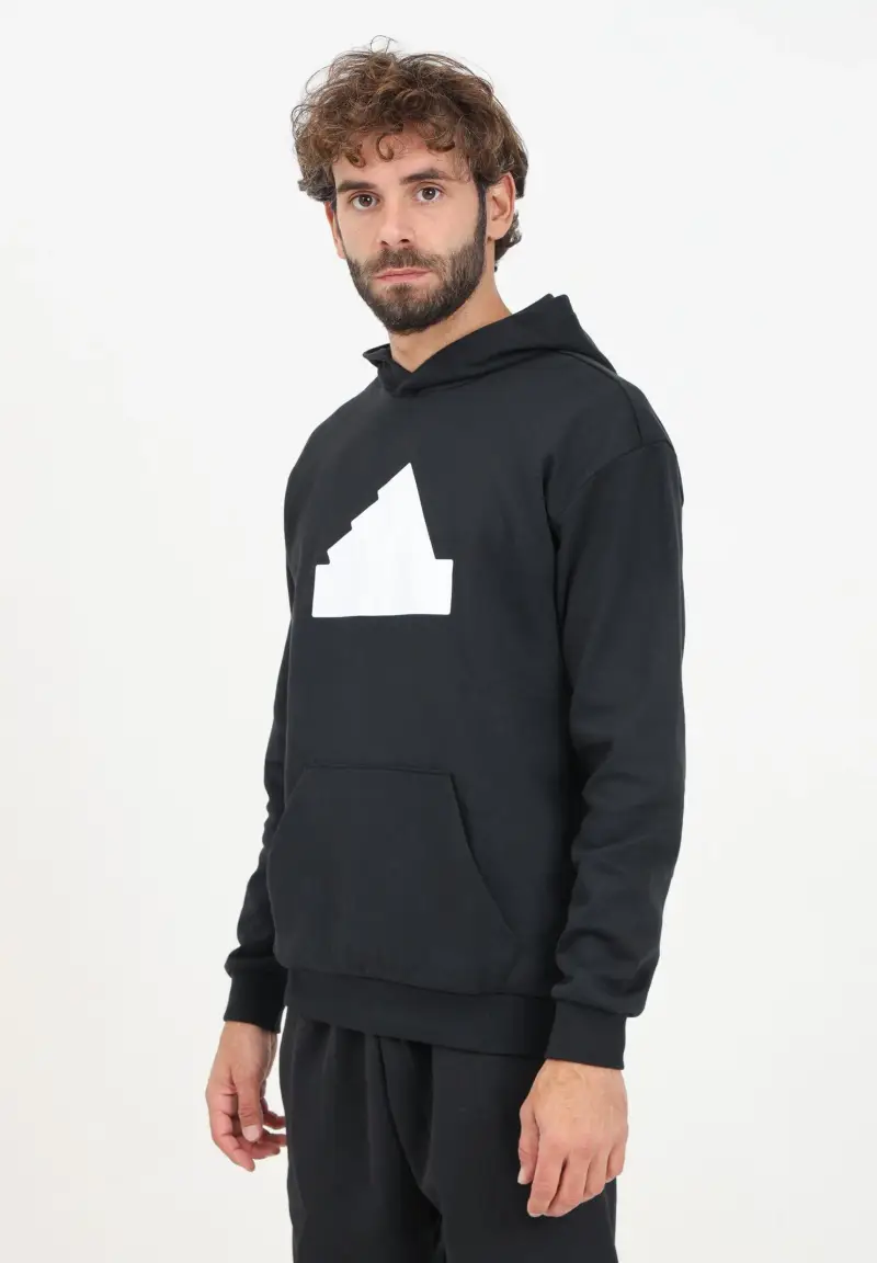 Felpa con cappuccio Future Icons Badge nera da uomo