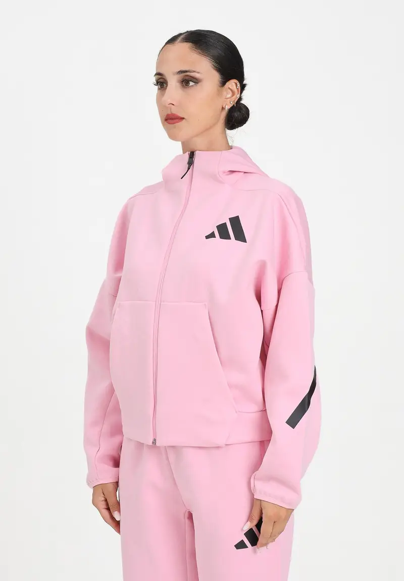 ADIDAS PERFORMANCE Felpa con zip adidas Z.N.E. rosa da donna