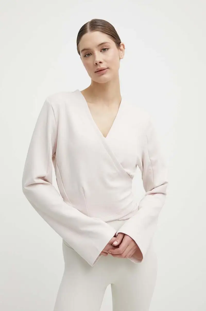 felpa da joga colore beige IS2987