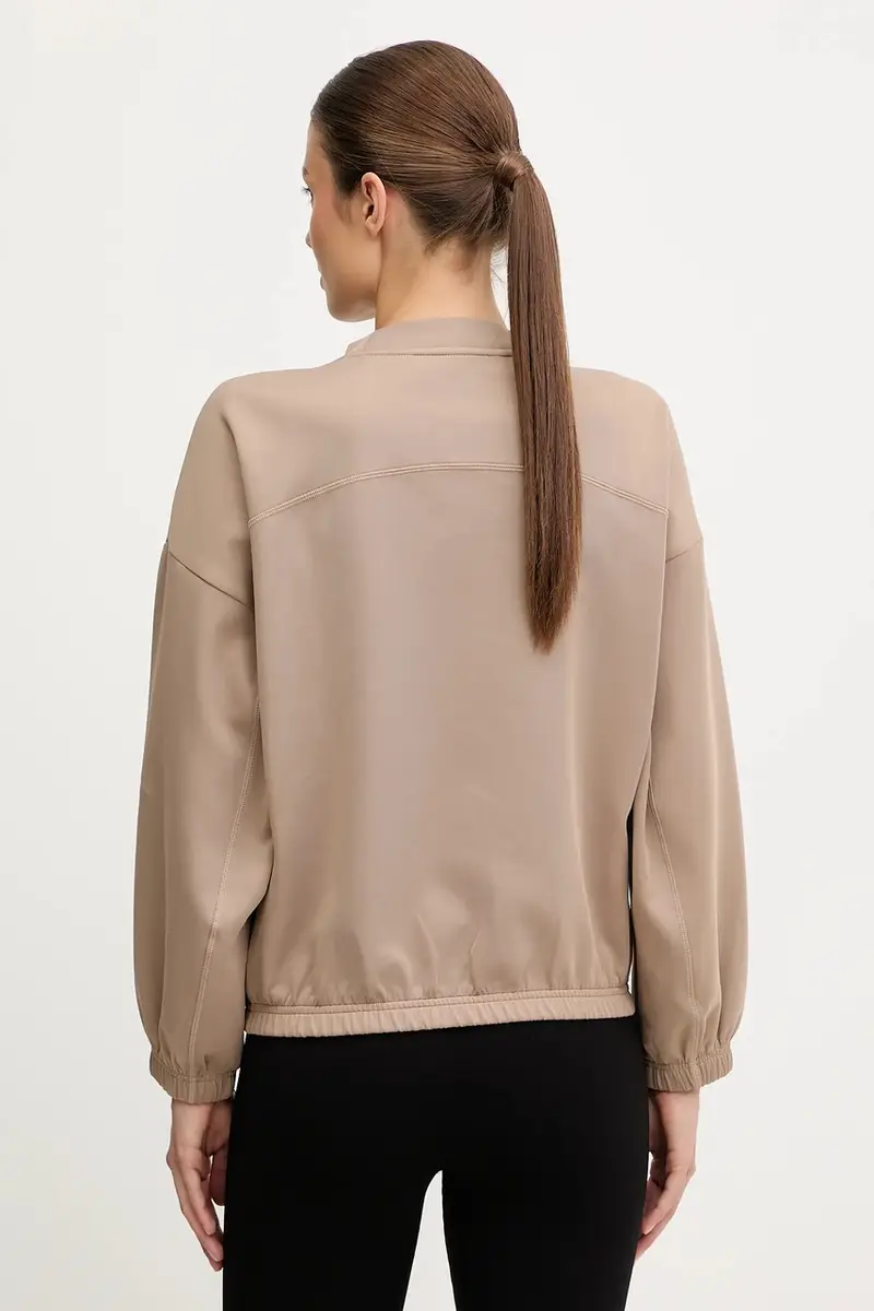 felpa da joga Motion donna colore beige JM4490 miniatura 3