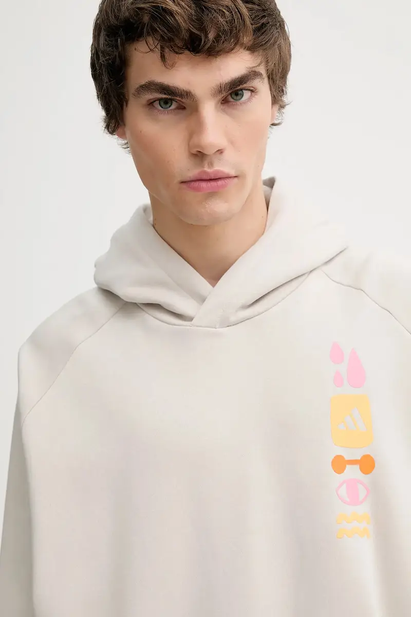 felpa GFX Beige miniatura 4