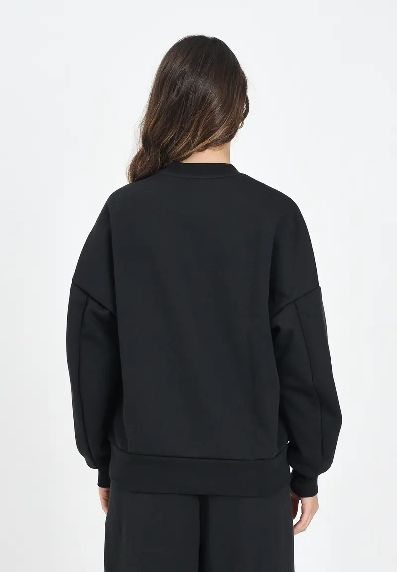 ADIDAS PERFORMANCE Felpa girocollo Future Icons nera da donna miniatura 2