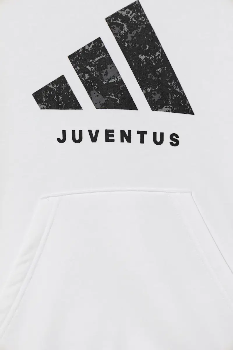 felpa per bambini JUVENTUS colore bianco con cappuccio IT3846 miniatura 3