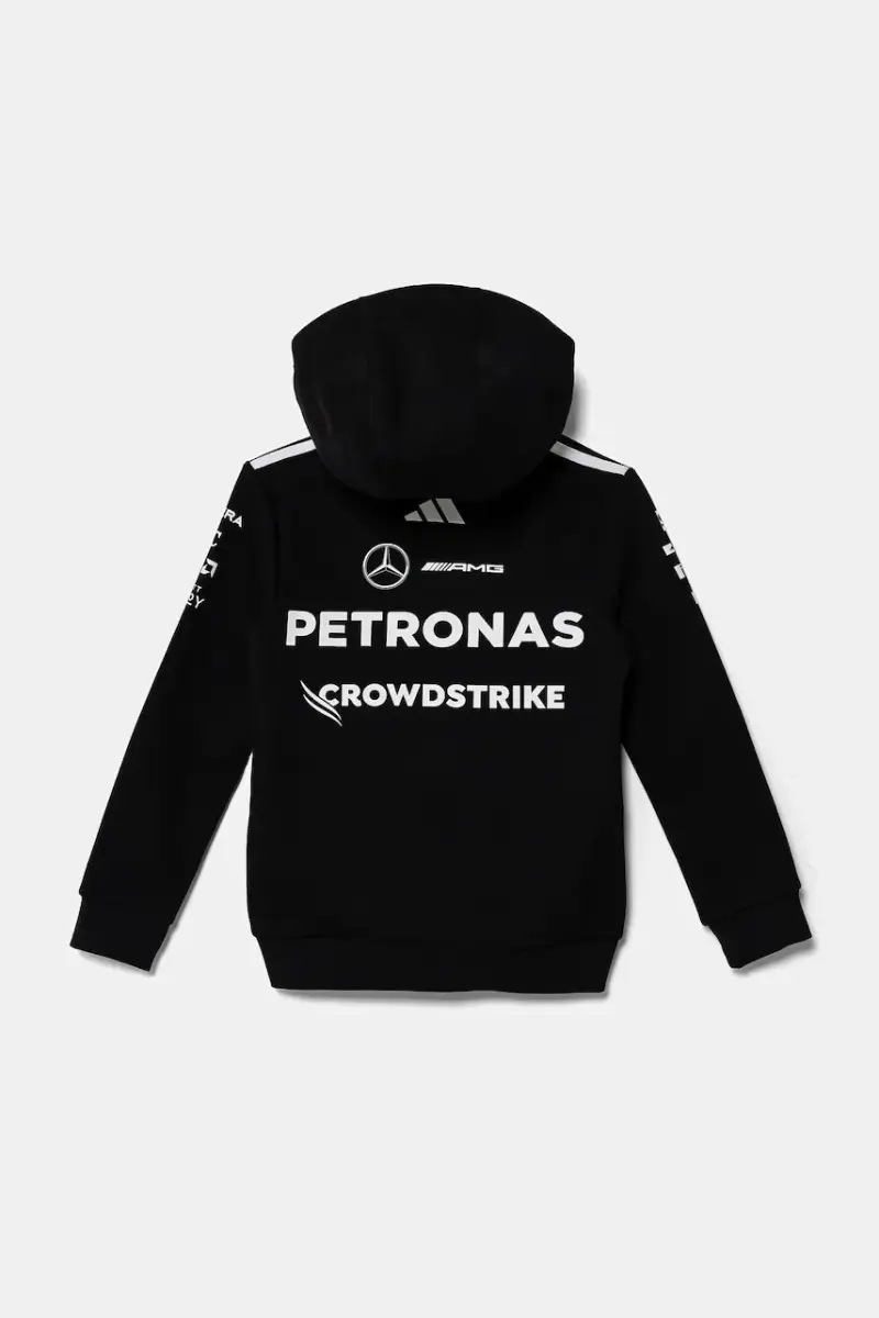 felpa per bambini MER colore nero con cappuccio JX0683 miniatura 2